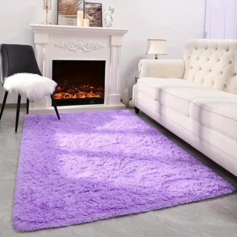 Soft Fluffy Area Rug Large Living Room Bedroom Carpet