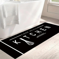 Soft Kitchen Mat Anti Slip Polyester Carpet Absorbent Bath Mat