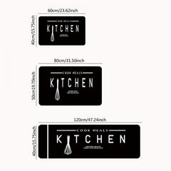 Soft Kitchen Mat Anti Slip Polyester Carpet Absorbent Bath Mat