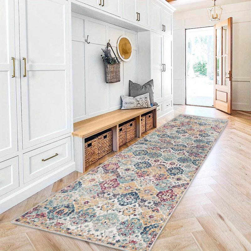 Long Oriental Hallway Rug Runner Soft Non Slip Washable Stair Carpet