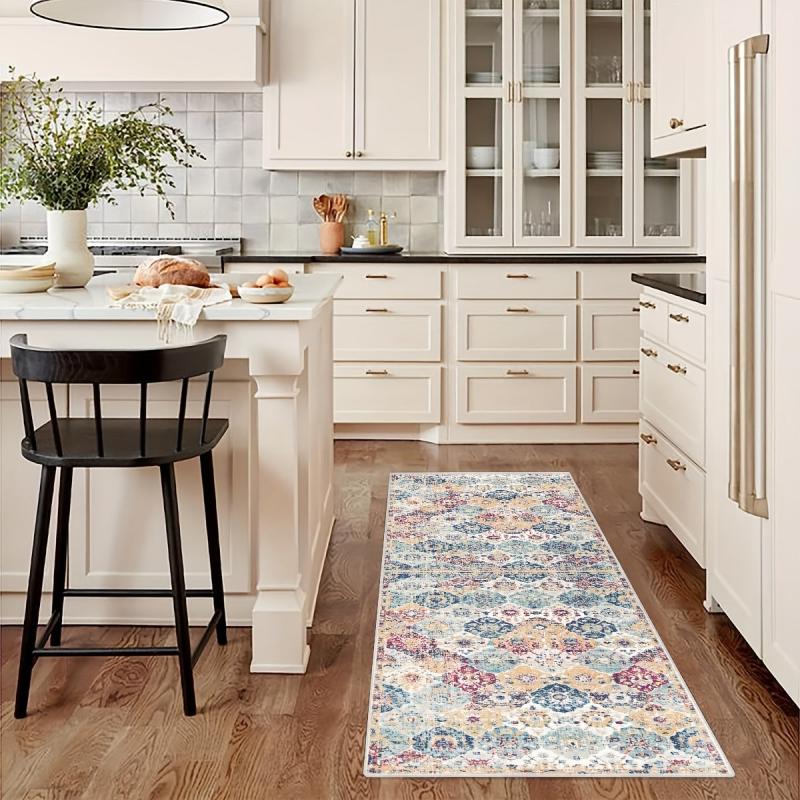 Long Oriental Hallway Rug Runner Soft Non Slip Washable Stair Carpet