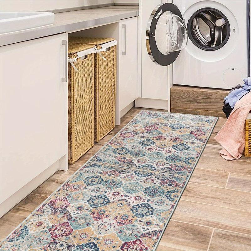 Long Oriental Hallway Rug Runner Soft Non Slip Washable Stair Carpet