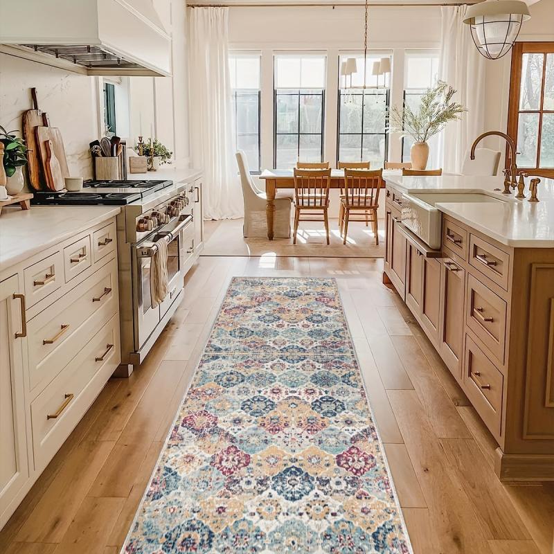 Long Oriental Hallway Rug Runner Soft Non Slip Washable Stair Carpet