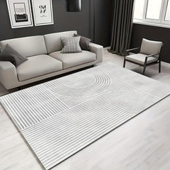 Line Drawing Non Shedding Anti slip Floor Carpet For Living Room Bedroom
