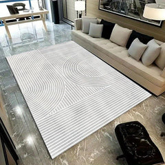 Line Drawing Non Shedding Anti slip Floor Carpet For Living Room Bedroom
