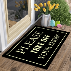 Funny Saying Entrance Door Carpet Non Slip Bathroom Floor Mat