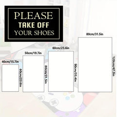 Funny Saying Entrance Door Carpet Non Slip Bathroom Floor Mat