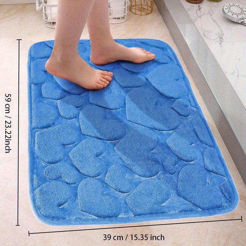 Soft Non Slip Memory Foam Bath Mat Absorbent Machine Washable Comfortable