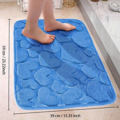 Soft Non Slip Memory Foam Bath Mat Absorbent Machine Washable Comfortable