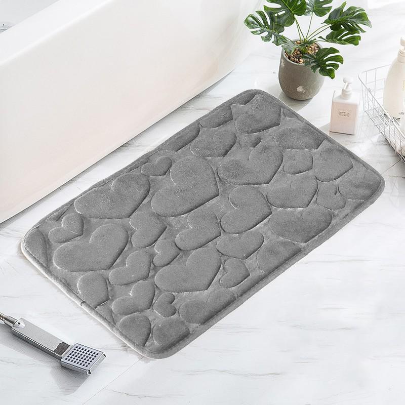 Soft Non Slip Memory Foam Bath Mat Absorbent Machine Washable Comfortable