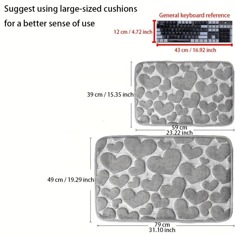 Soft Non Slip Memory Foam Bath Mat Absorbent Machine Washable Comfortable