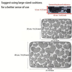 Soft Non Slip Memory Foam Bath Mat Absorbent Machine Washable Comfortable