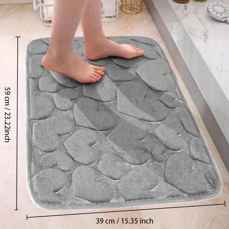 Soft Non Slip Memory Foam Bath Mat Absorbent Machine Washable Comfortable