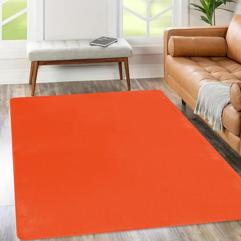 Pure Orange Anti Fatigue Kitchen Rug