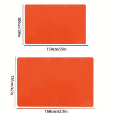 Pure Orange Anti Fatigue Kitchen Rug