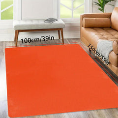 Pure Orange Anti Fatigue Kitchen Rug