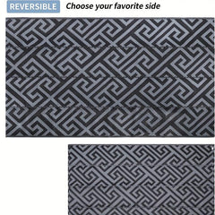 Reversible Plastic Patio Rug Lightweight Outdoor Mat for Patio RV Cam