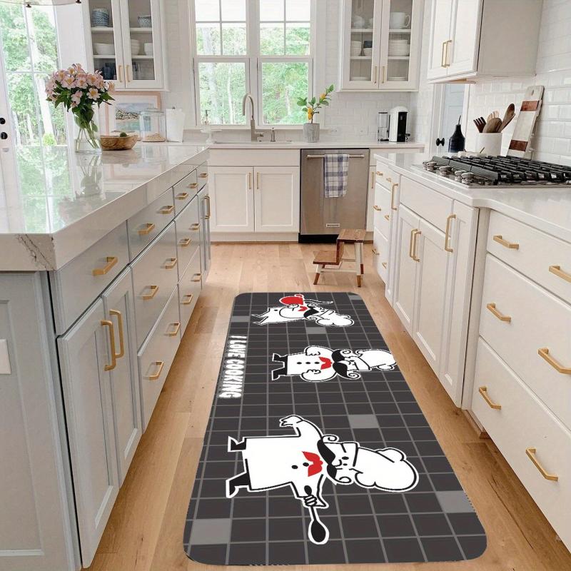 Absorbent Cartoon Bathmat with Non Slip Design