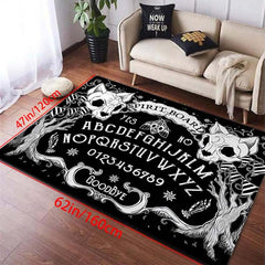 Vintage Gothic Rug Soft Washable Non Slip Living Room Carpet 47x62in