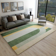 Soft Modern Abstract Area Rug Non-slip Shaggy Carpet Clearance