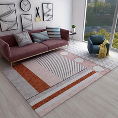 Soft Modern Abstract Area Rug Non-slip Shaggy Carpet Clearance