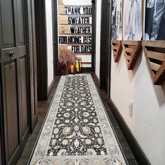 Boho Floral 2'X10' Runner Rugs Extra Long Laundry Room Rug