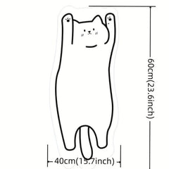 1pc Cat Bedroom Rug Absorbent Non Slip Soft Bedroom Rugs For Room Bathroom Mat