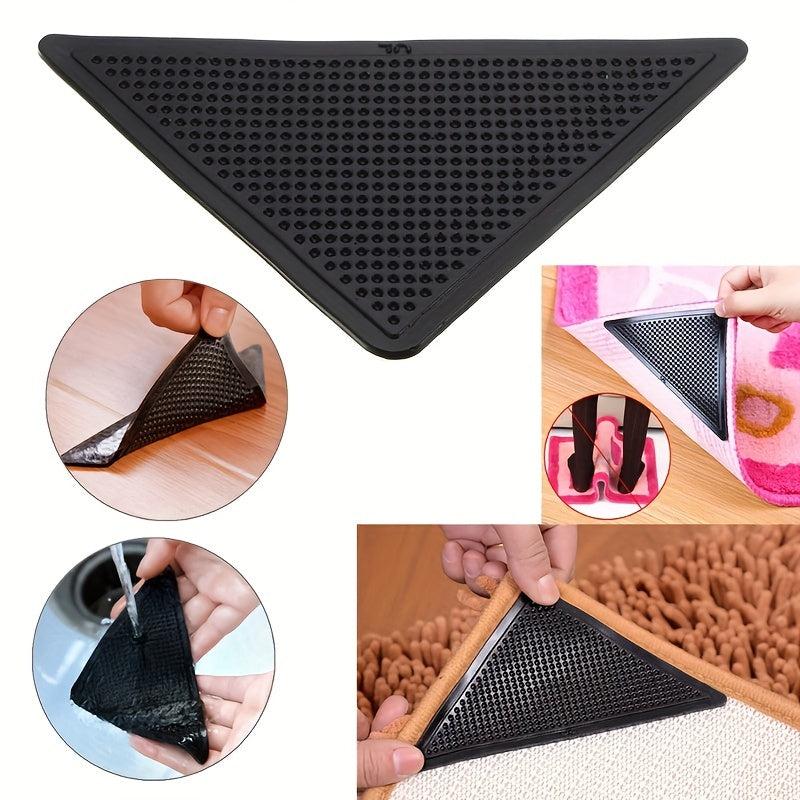4pcs Triangle Anti Slip Carpet Pad Sticker