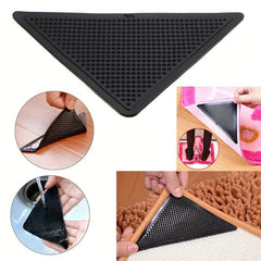 4pcs Triangle Anti Slip Carpet Pad Sticker