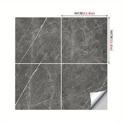 Marble Aluminum Foil Kitchen Stickers Waterproof Self Adhesive Wallpaper