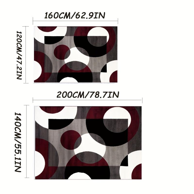 Nordic Soft Floor Carpet Mat Non Slip Machine Washable Rug