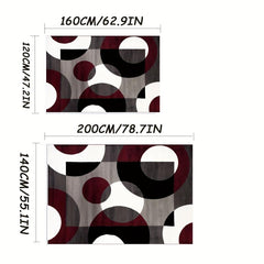 Nordic Soft Floor Carpet Mat Non Slip Machine Washable Rug