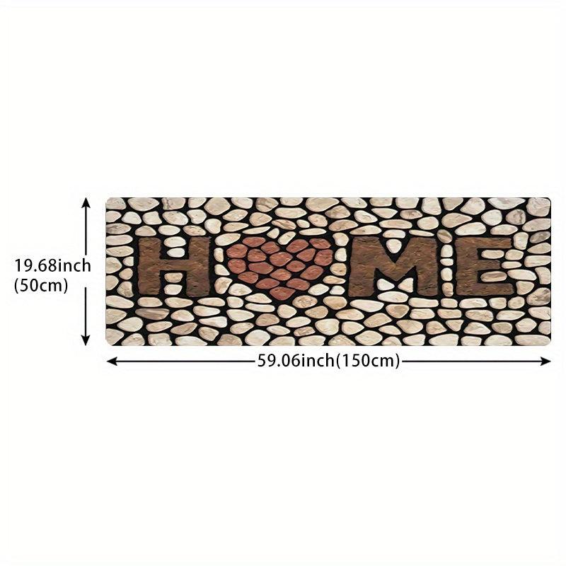 Love Stone Kitchen Rug Floor Mat Indoor Entrance Mat