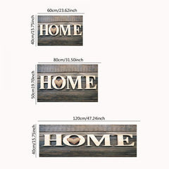 Wood Print Kitchen Mat Anti Slip Hallway Balcon Polyester Carpet