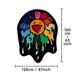 Sunflower Rug Cartoon Floor Mat Bedroom Living Room Decor Carpet