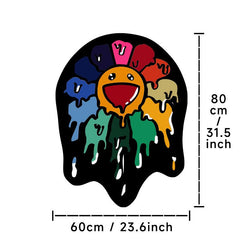 Sunflower Rug Cartoon Floor Mat Bedroom Living Room Decor Carpet