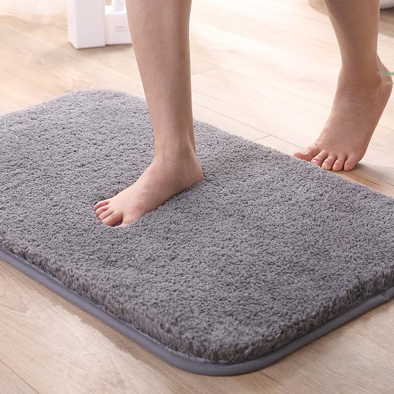 Soft Non Slip Absorbent Bath Mat Machine Washable Shower Carpet