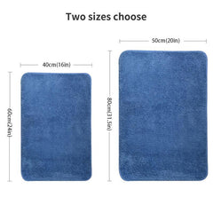 Soft Non Slip Absorbent Bath Mat Machine Washable Shower Carpet