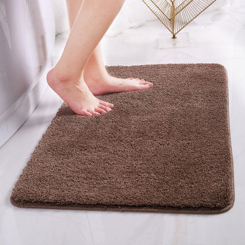 Soft Non Slip Absorbent Bath Mat Machine Washable Shower Carpet