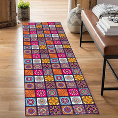 Moroccan Boho Hallway Runner Rug Vintage Washable Non Slip Kitchen