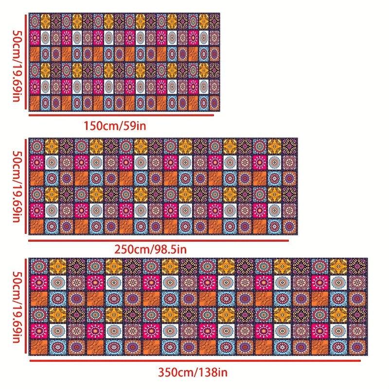Moroccan Boho Hallway Runner Rug Vintage Washable Non Slip Kitchen