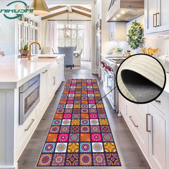 Moroccan Boho Hallway Runner Rug Vintage Washable Non Slip Kitchen