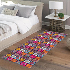 Moroccan Boho Hallway Runner Rug Vintage Washable Non Slip Kitchen