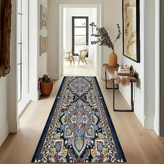 Boho Faux Silk TPR Bottom Mat Soft Skin Friendly Non-slip Washable