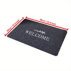 1pc Welcome Door Mat Non slip Front Door Outdoor Indoor Entrance Mat