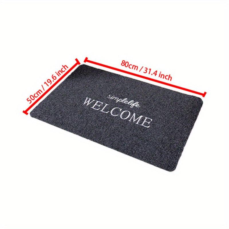 1pc Welcome Door Mat Non slip Front Door Outdoor Indoor Entrance Mat