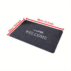 1pc Welcome Door Mat Non slip Front Door Outdoor Indoor Entrance Mat