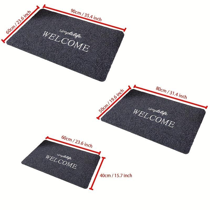 1pc Welcome Door Mat Non slip Front Door Outdoor Indoor Entrance Mat
