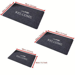1pc Welcome Door Mat Non slip Front Door Outdoor Indoor Entrance Mat