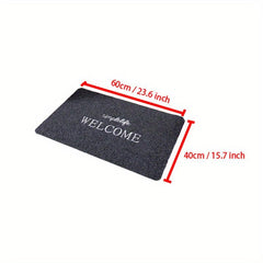 1pc Welcome Door Mat Non slip Front Door Outdoor Indoor Entrance Mat